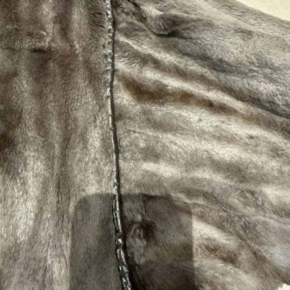 Genuine Rabbit Fur Coat - Picture 9 of 9